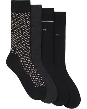 BOSS Set Of Crew Socks - Black