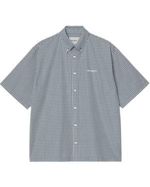 Carhartt Check Short-Sleeve Shirt - Grey