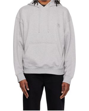 WOOYOUNGMI Logo Hoodie - Grey