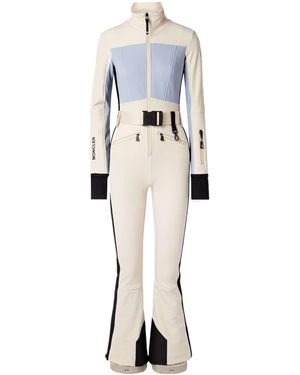 Moncler Long-Sleeved Ski Suit - White