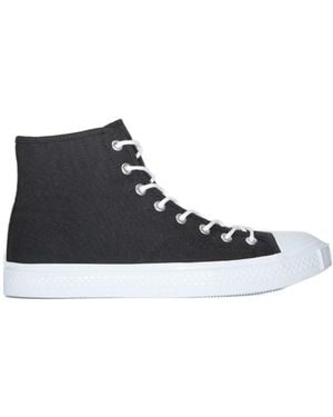 Acne Studios Contrasting Toe-Cap High-Top Sneakers - Blue