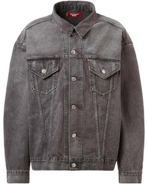 Junya Watanabe X Levi's Button-Down Denim Jacket - Gray