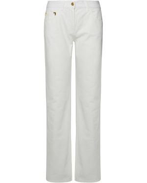 Palm Angels Monogram Straight-Leg Jeans - Grey