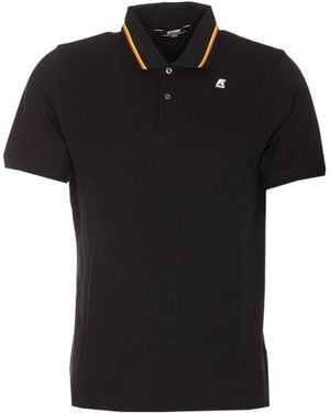 K-Way Jud Pique Polo Shirt - Black