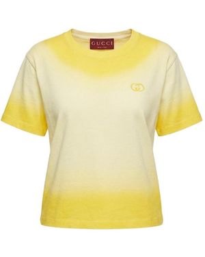 Gucci Short-Sleeved T-Shirt - Yellow