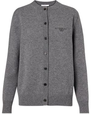 Givenchy Long-Sleeved Cardigan - Gray