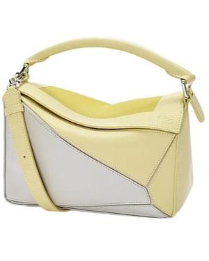 Loewe Small Nappa Puzzle Shoulder Bag - Metallic