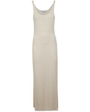 Gabriela Hearst Scoop-Neck Knitted Dress - White