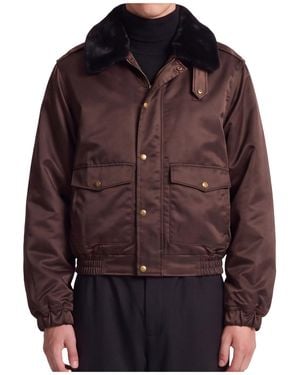 Willy Chavarria Long-Sleeve Casual Jacket - Purple