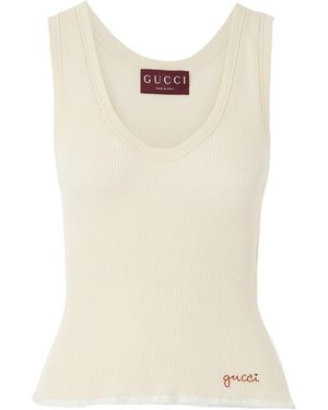 Women's Gucci Sleeveless and tank tops | Lyst