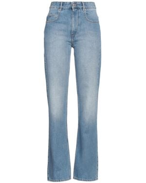 Isabel Marant Light-Wash Straight-Leg Jeans - Blue