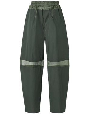 Fendi Elasticated Waistband Baggy Pants - Green