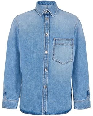Givenchy Washed Denim Shirt - Blue