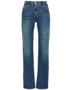 Coperni Denim Pants With Belt Loops - Blue
