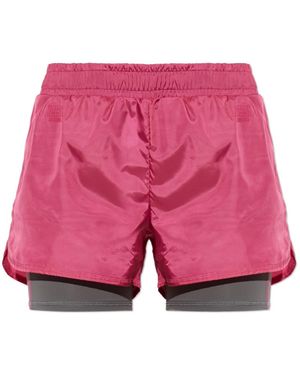 Moschino Layered Performance Shorts - Pink