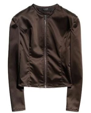 Gucci Stretch Acetate Duchesse Jacket - Brown