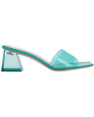 Gianvito Rossi Cosmic Slip-On Mules - Blue