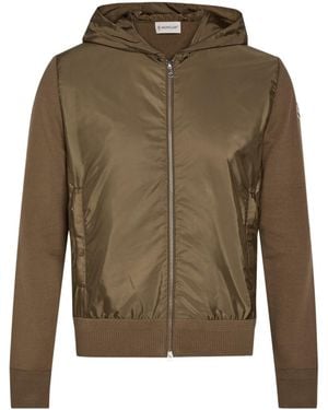 Moncler Cotton-Blend Jacket - Green