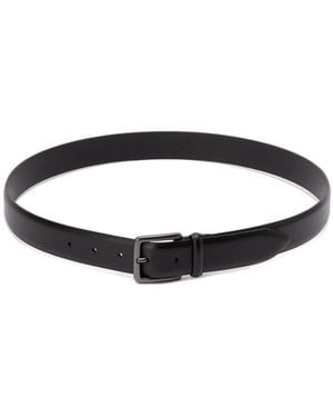 Orciani Monaco Square Buckle Belt - White
