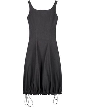 Coperni Tailored Balloon Dress - Black