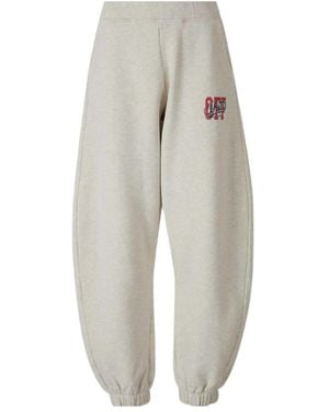 Off-White c/o Virgil Abloh Logo-Print Track Pants - Gray