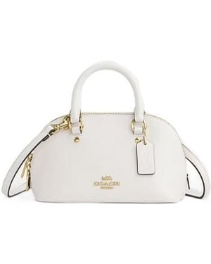 COACH Lara Mini Satchel Bag - White