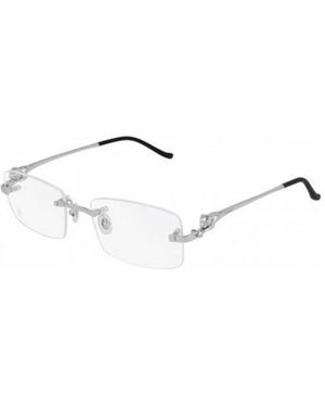 Cartier Rimless Rectangular Glasses - White