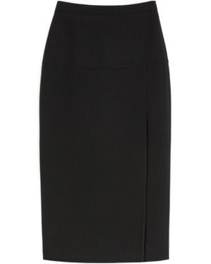 Valentino Slit Skirt - Black
