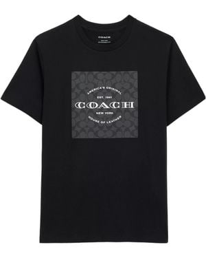COACH Short-Sleeved T-Shirt - Black
