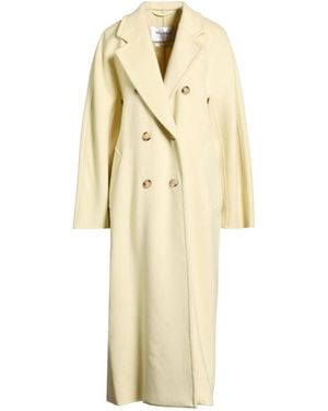 Max Mara Minimalist Long-Sleeved Double- Coat - Metallic