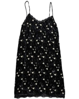 R13 Hearts Lace Dress - Black