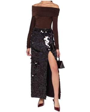 ANDAMANE Off-Shoulder Ruched Top - Black