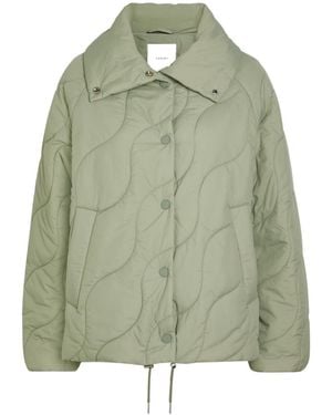 Varley Quilted Nylon Jacket - Green
