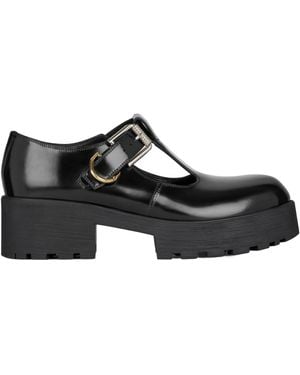 Givenchy Voyou Buckled Court Shoes - Black