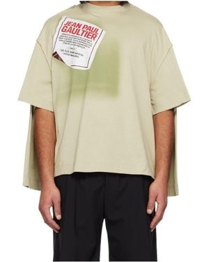 Jean Paul Gaultier The Gaultier Label Double T-Shirt - Natural