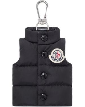Moncler Vest-Shaped Key Ring - Blue
