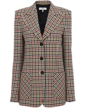 Chloé Chloé Single-Breasted Tailored Jacket - Multicolor