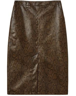 Twinset Logo Skirt - Brown