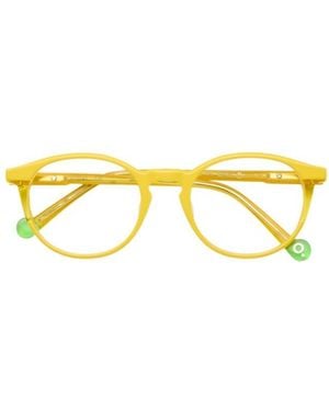 Etnia Barcelona Full-Rimmed Plano Lenses - Yellow