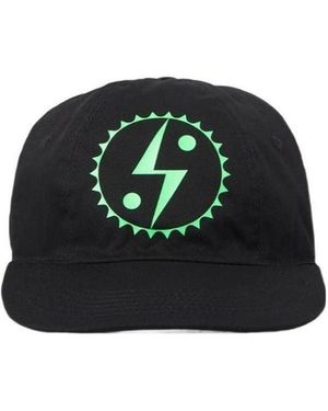 Stella McCartney Logo Print Baseball Cap - Black