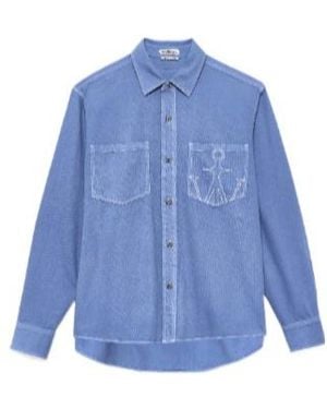 JW Anderson Oversized Shirt - Blue