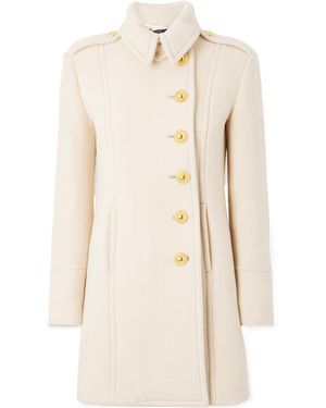 Tom Ford Button-Detailed High Neck Jacket - Natural