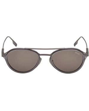 ZEGNA Geometric Sunglasses - White