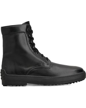 Tod's Winter Gommino Ankle Boots - Black