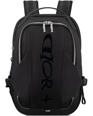 Dior Logo Backpack - Black