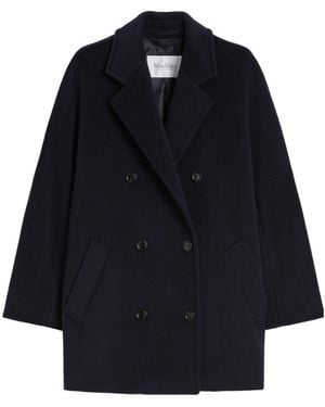 Max Mara Short 101801 Icon Coat - Blue