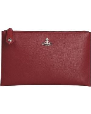 Vivienne Westwood Zipper Handbag - Red