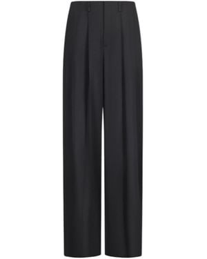 GIUSEPPE DI MORABITO Palazzo Wide-Leg Trousers - Black