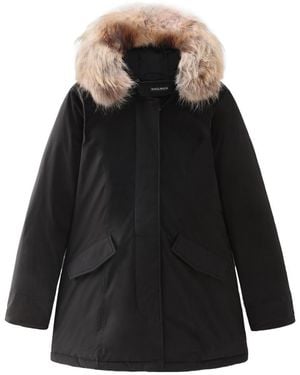 Woolrich Luxury Arctic Racoon Parka - Black