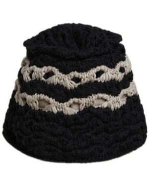Brunello Cucinelli Knitted Bucket Hat - Black